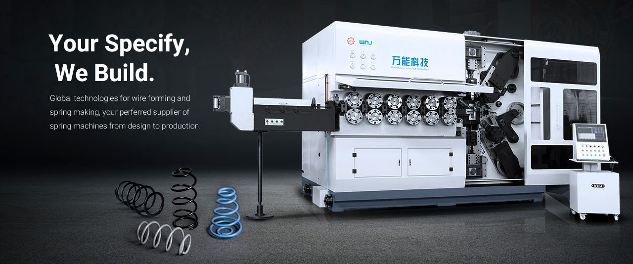 Spring coilng maskine